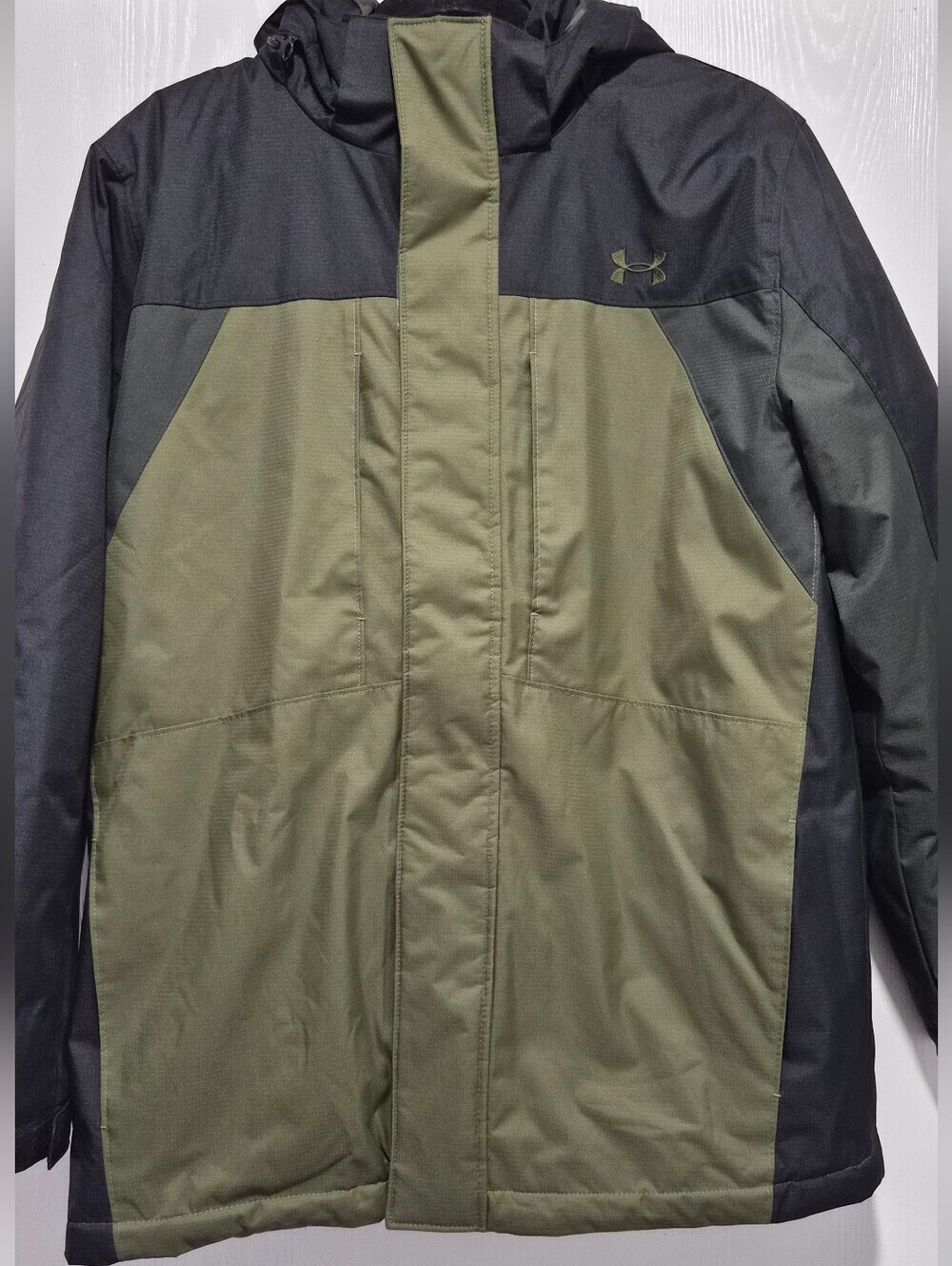 Under Armour Boys UA Westward 3 In 1 Jacket Oilve Green Size Youth XL - Picture 3 of 13